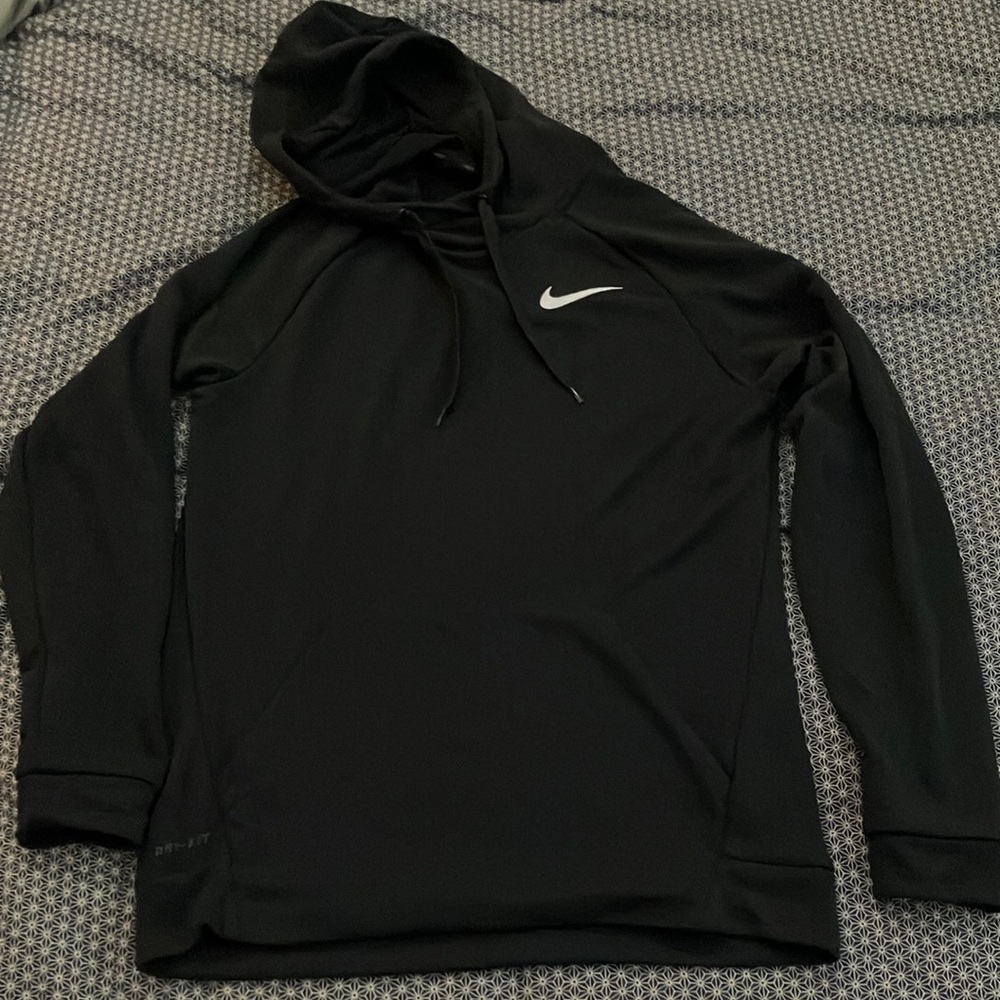 Nike Dri-fit hoodie black size M medium